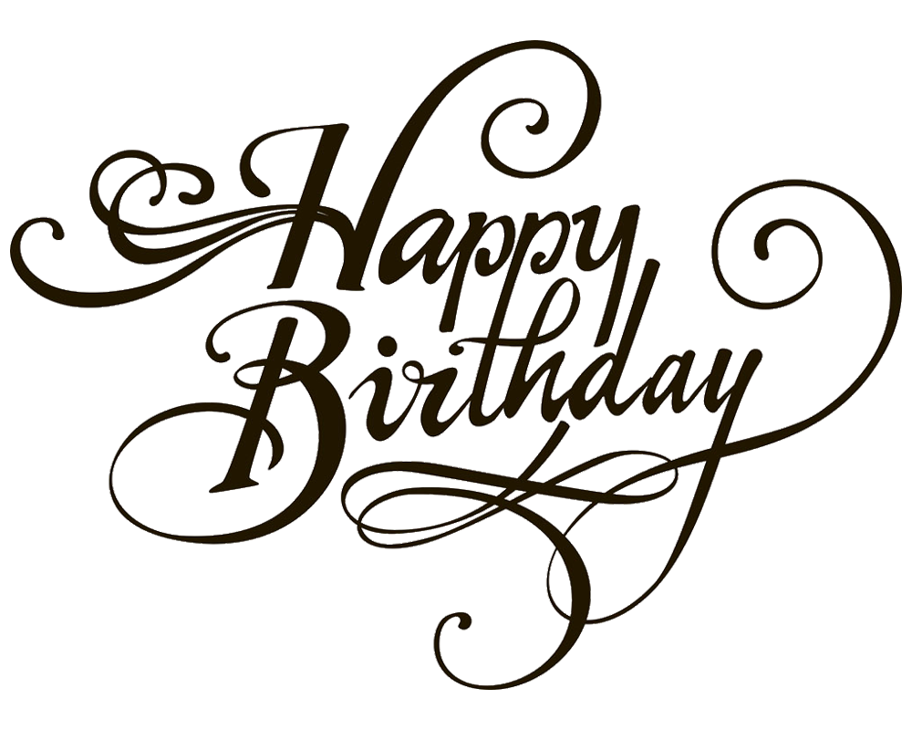 text happy birthday-png Free Transparent PNG image in precap